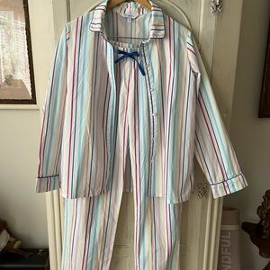 The Company Store Multicolor Striped Pajama Set